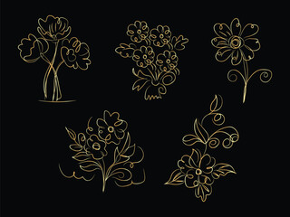 vintage floral ornament