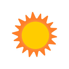 sun icon vector illustration