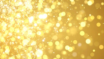 Gold glitter bokeh background
