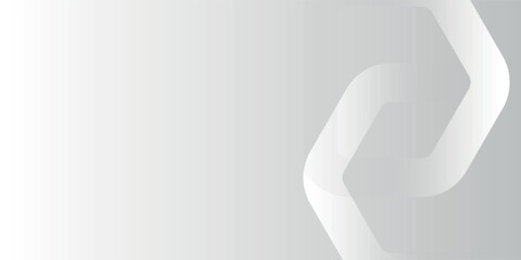 Abstract hexagon lines on gray background. Geometric stripe line art design modern