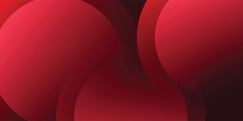 Red abstract background. Dynamic shape composition. Abstract vector