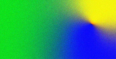 Vivid gradient background with grainy green, blue, and yellow color blend.