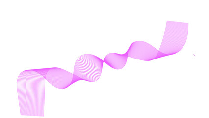 Wave lines smooth flowing dynamic black gradient isolated on transparent background for concept of technology