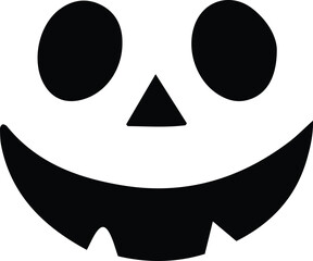Jack-O'-Lantern Faces Vector – Halloween Pumpkin Carving design for Cricut, Stickers, and Spooky Decor