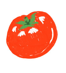 Tomato drawn for templates.