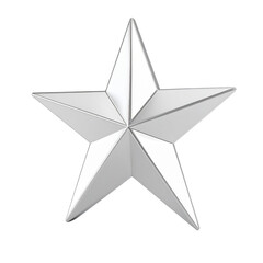 Obraz premium White star graphic on black background