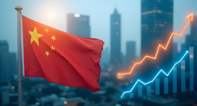 China Economic Growth Concept