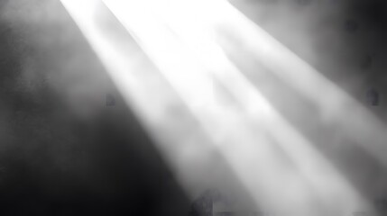 Abstract Light Rays Grayscale Background Texture
