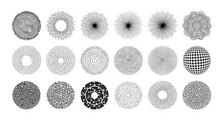 Geometric Wireframe Set Intricate Designs for Graphic Projects & Artistic Compositions