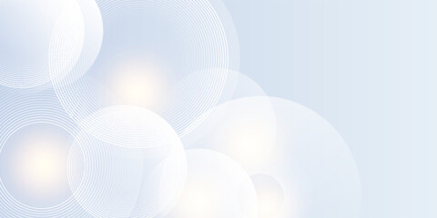 Abstract blue modern background with circle elements. Digital technology concept. vector illustration art