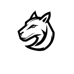 wolf head vector illustration