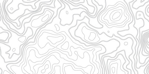 Topographic map background geographic line map with elevation assignments. Modern design with White background.