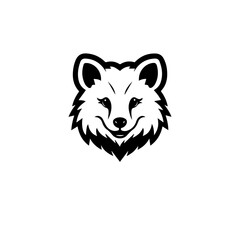 vector illustration of a wolf