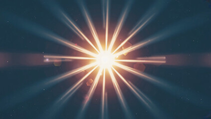 abstract background with rays of light