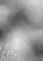 イラスト素材 モノクロの水彩風背景素材