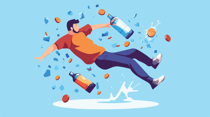 Break Free: Conquering Addiction Cycle Metaphor for Recovery and Progress