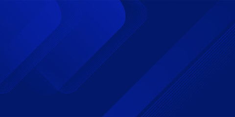 Obraz premium Abstract blue background. Modern simple blue geometric design. Minimal shapes. Suit for booklet, brochure, banner, poster, website, flyer, cover, corporate, backdrop. Vector illustration
