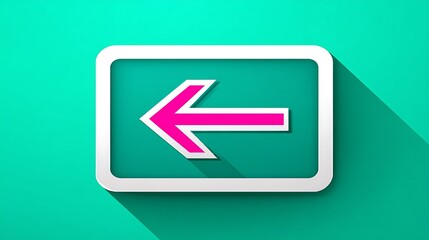 Directional icon, left arrow