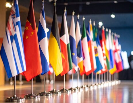 Flags Europe UEFA PBB United Nations Summit