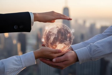 Global connectivity facilitated through collaborative business partnership concept