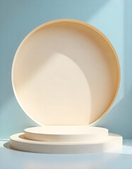 Podium and stage background