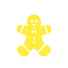 Gingerbread Man Icon – ジンジャーブレッドマンのアイコン（クリスマス・クッキー）