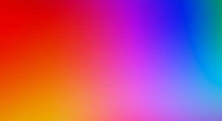 Fototapeta premium A vibrant, abstract gradient showcasing a smooth blend of colors, forming a colorful background.