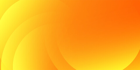 Abstract banner with orange color background. Vector illustration