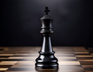 black wooden queen chess piece