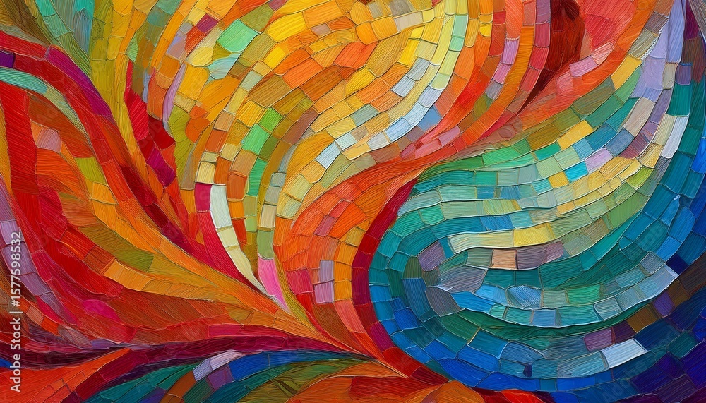 Wall mural abstract of color with texture background