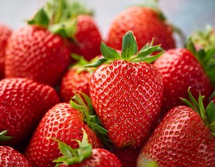 strawberry fresh ripe strawberries background close up organic vegetarian healthy food backdrop macro shot