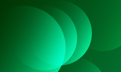 Abstract green gradient shapes background. Eps10 vector