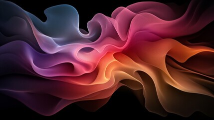 Obraz premium Creating high-detail fluid backgrounds abstract wallpaper art with seamless gradients and liquid smoke effects