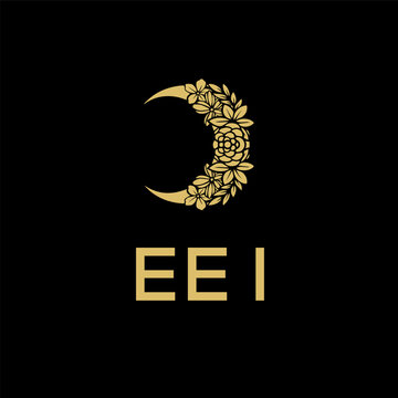 EEI Letter Initial Logo Design Template Vector Illustration