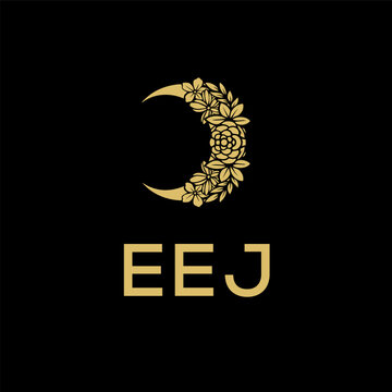 EEJ Letter Initial Logo Design Template Vector Illustration