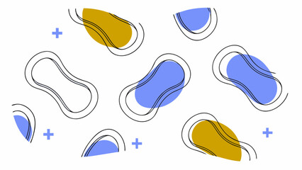 Seamless Pattern with Human Footprints for Fabric and Background Vector