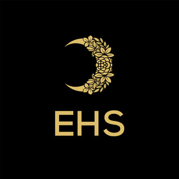 EHS Letter Initial Logo Design Template Vector Illustration