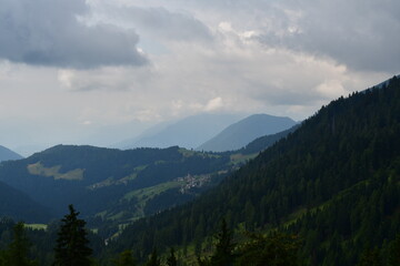 Schöne Landschaft im Ultental in Südtirol 