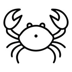 crab logo vector art design
