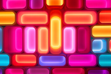 neon light fluorescent abstract rectangulars background