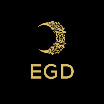 EGD Letter Initial Logo Design Template Vector Illustration