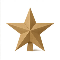 Christmas star decoration, Christmas star on white background