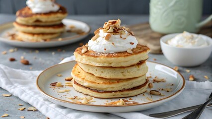 Coconut Cream Pancakes