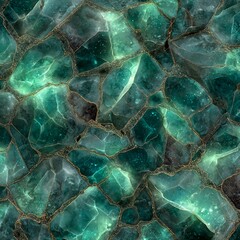 The texture of the emerald stone