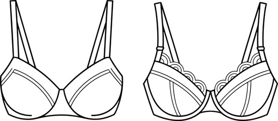 Minimalist Sports Bra with Adjustable Straps: Comfortable and Stylish Fitness Fashion Illustration