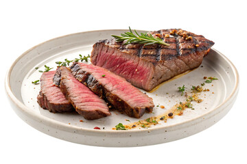Fresh  beef food  churrasco on plate PNG Image