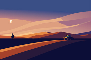 winter landscape with mountains and snow