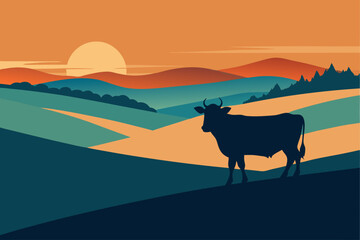 horse on the mountain