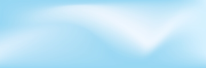 Empty light blue room with gradient light blue background and light blue abstract background