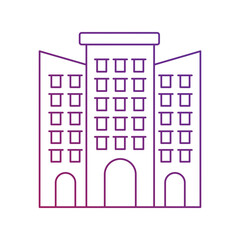 restaurant gradient outline icon with white background vector stock illustration